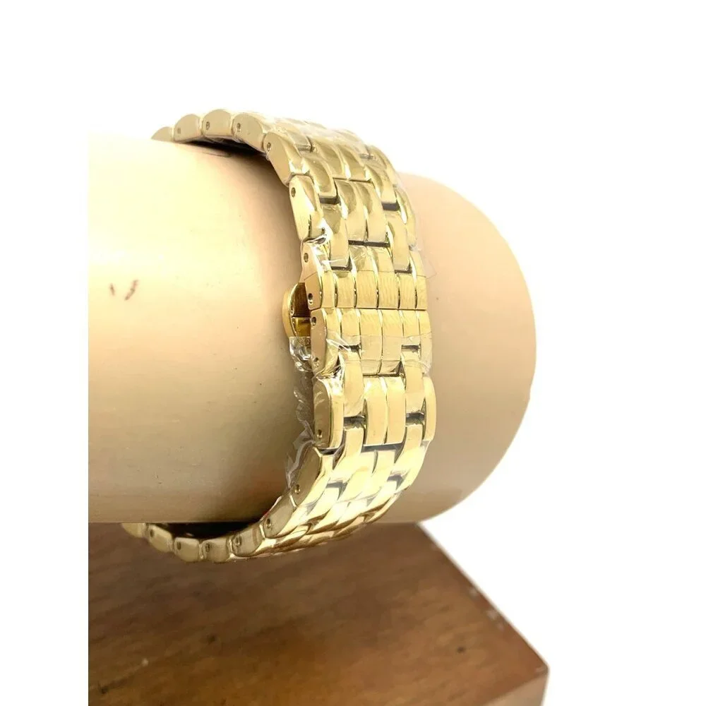 JBW Women's Watch PS505A Mink Swiss Quartz 18k Gold Plated 505 Diamonds 28mm